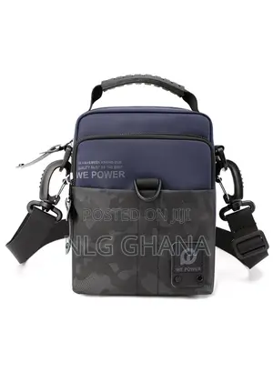 Stylish Nylon Vertical Waist Bag Men Casual Single.