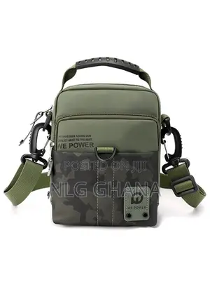 Stylish Nylon Vertical Waist Bag Men Casual Single.