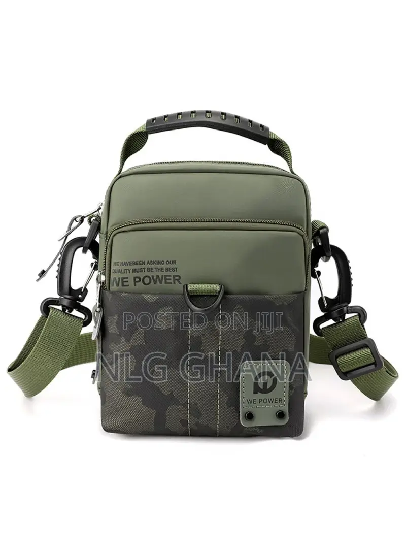 Stylish Nylon Vertical Waist Bag Men Casual Single.