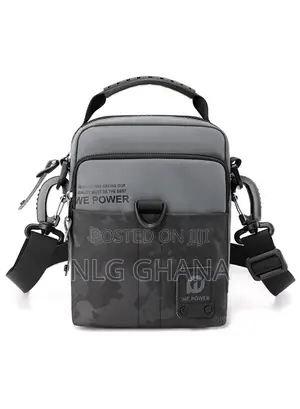 Stylish Nylon Vertical Waist Bag Men Casual Single.