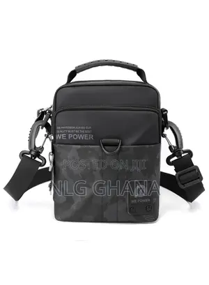 Stylish Nylon Vertical Waist Bag Men Casual Single.