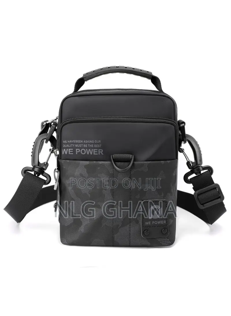 Stylish Nylon Vertical Waist Bag Men Casual Single.