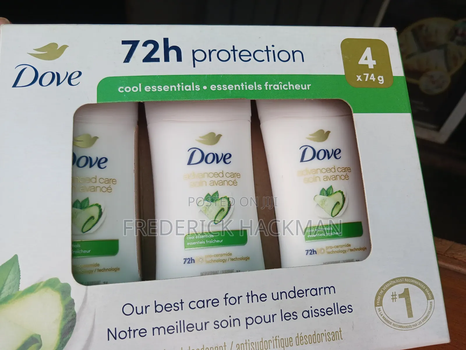 Dove Deodorant Stick (4 in a Pack)