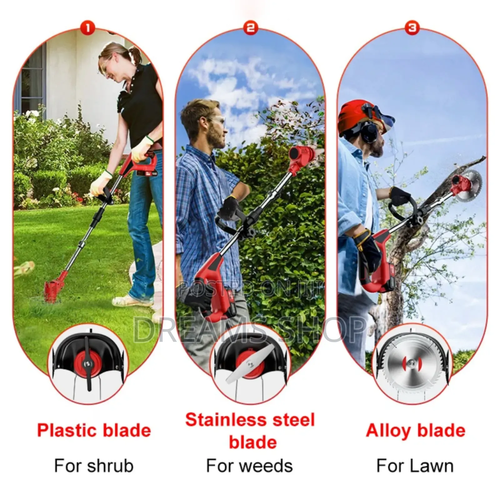 Cordless Mower With 1 Battery