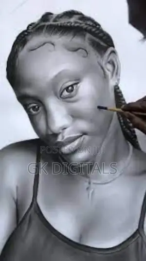 Artistic Pencil Portrait