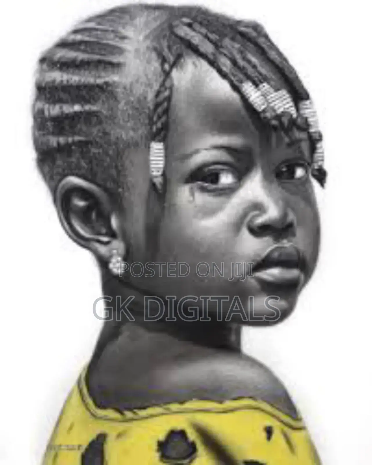 Artistic Pencil Portrait