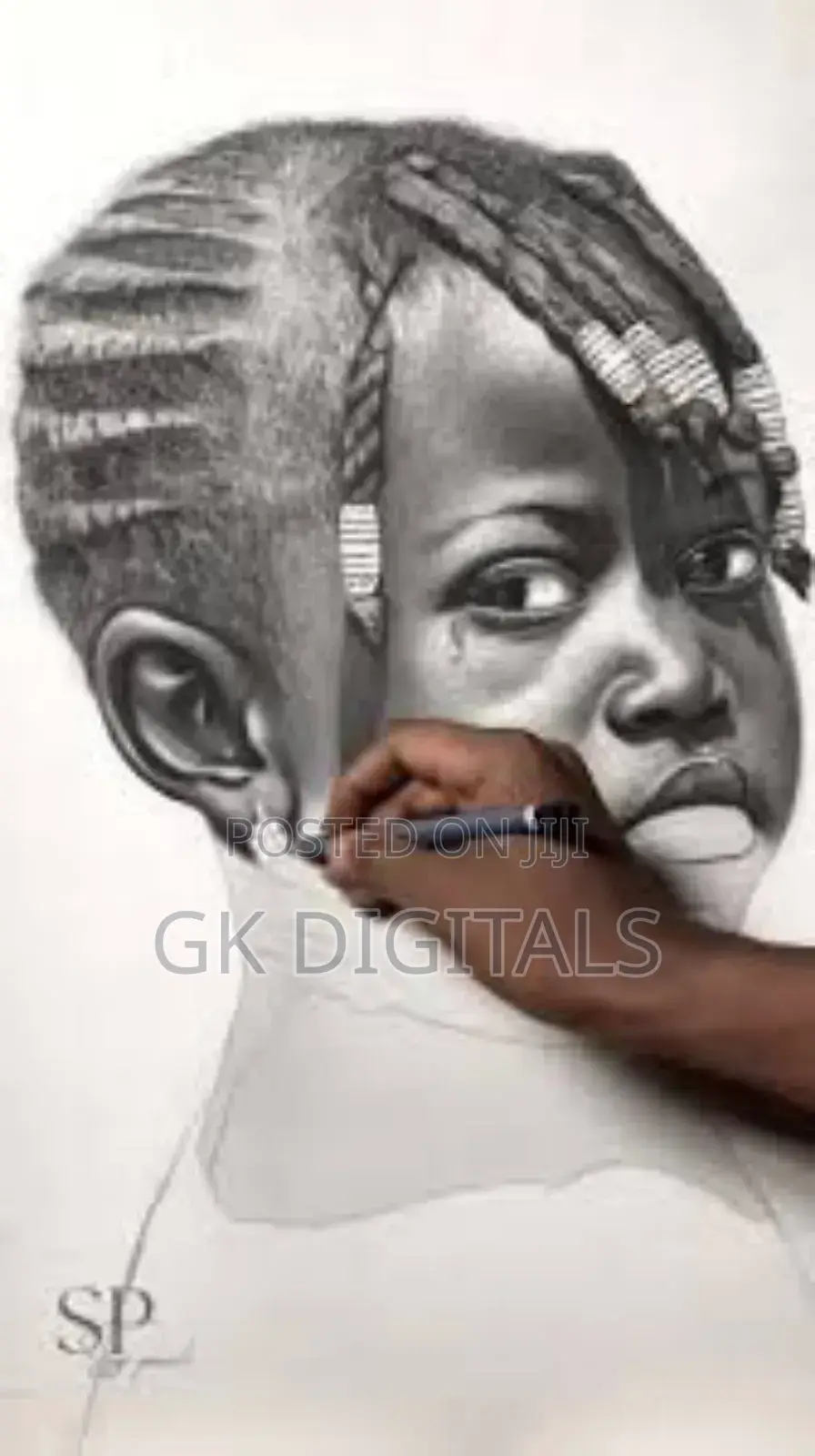 Artistic Pencil Portrait