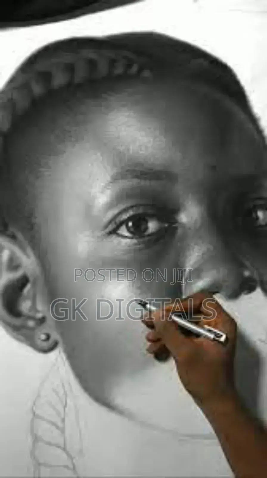 Artistic Pencil Portrait