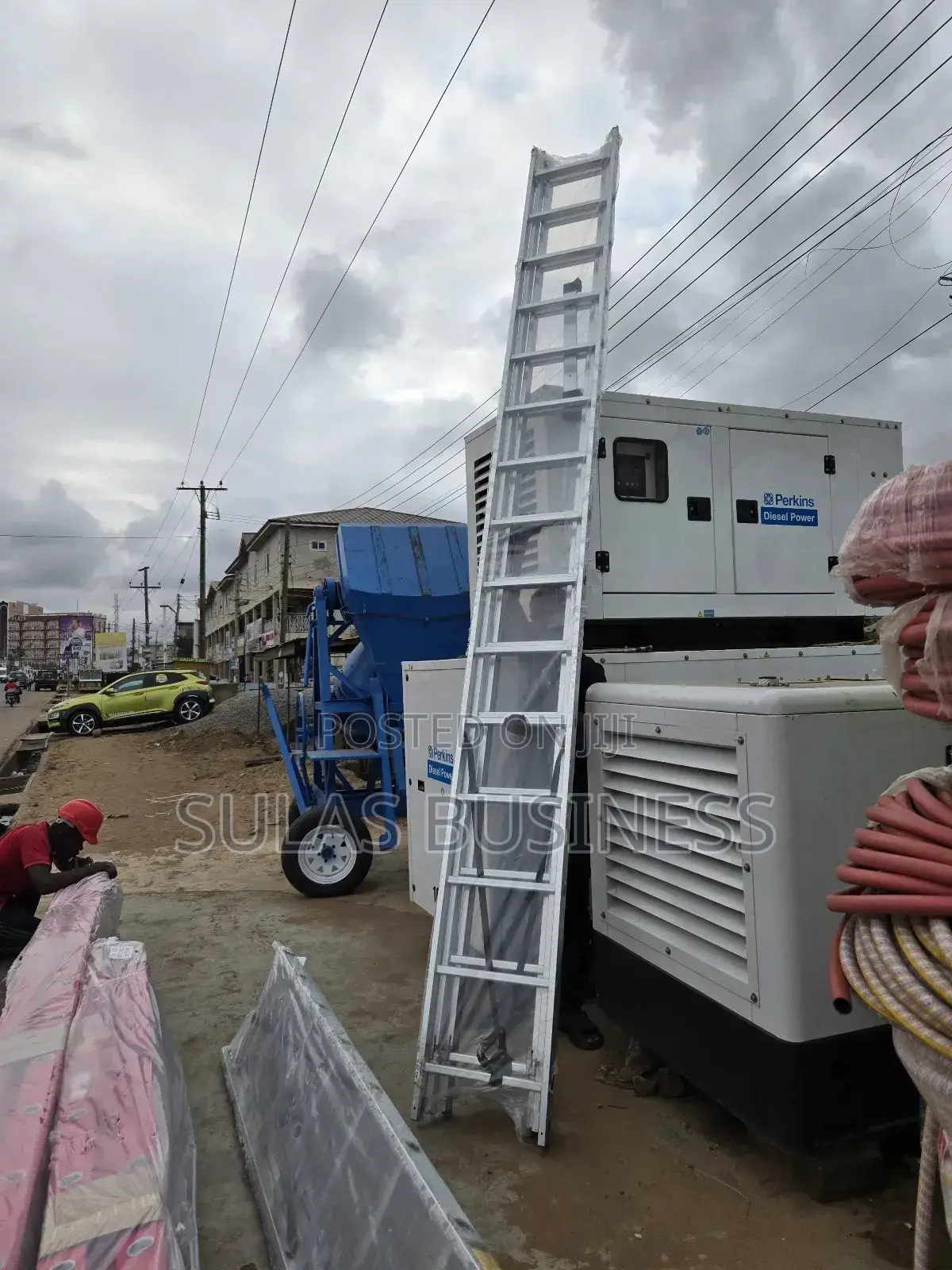 45 Feet Aluminum Ladder 15×3 Ladder