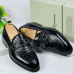 Richwanz Black Men Loafers Shoe