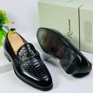 Richwanz Black Men Loafers Shoe