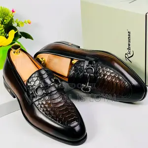 Richwanz Coffee Men Loafers Shoe