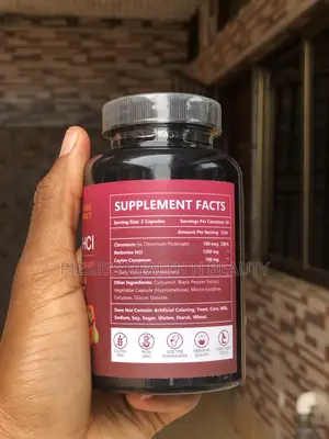 Nature Target Berberine HCL 1200mg With Ceylon Cinnamon Chromium