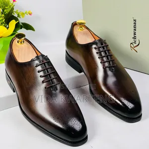 Hot Quality Coffee Brown Shoes From Richwanaz