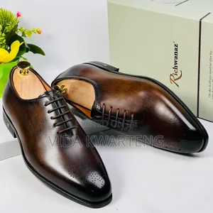 Hot Quality Coffee Brown Shoes From Richwanaz