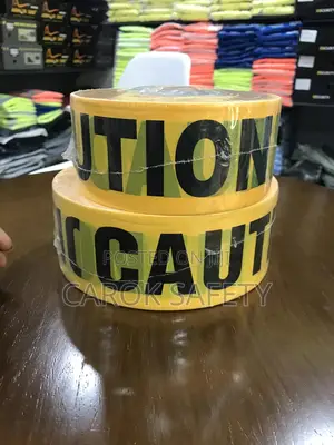 Caution Tape-yellow And Black