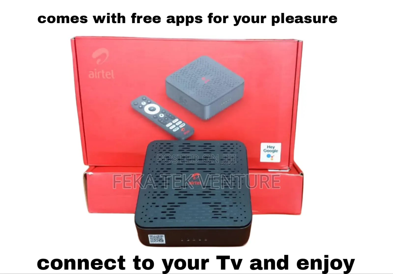 4g Router + Tv Box With Free Apps
