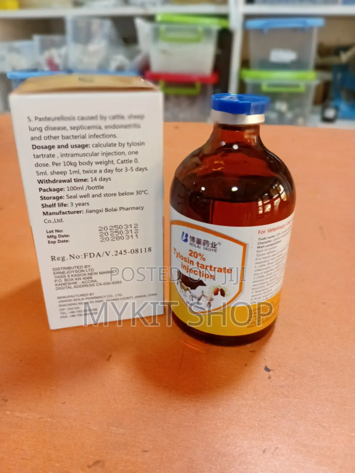 Tylosin 20% Tartrate Injection