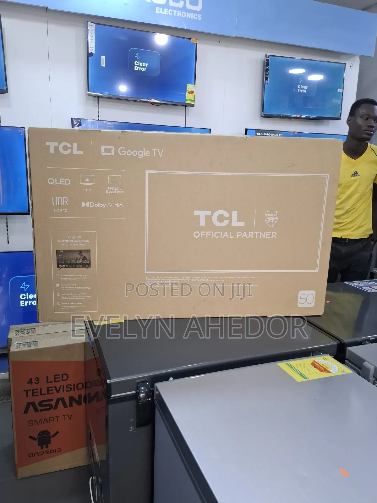 Quality and Affordable TCL 50 Inches Qled Smart Tv Uhd