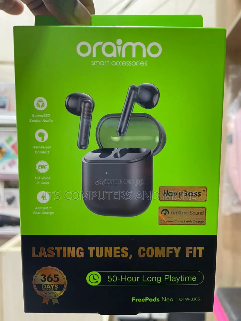 Oraimo Freepods Neo Otw-330s Enc Wireless Earbuds