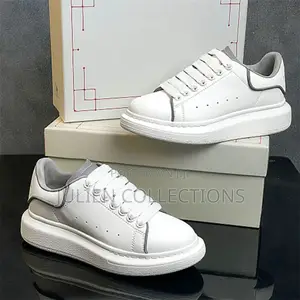 Alexander McQueen Leather Whitegrey