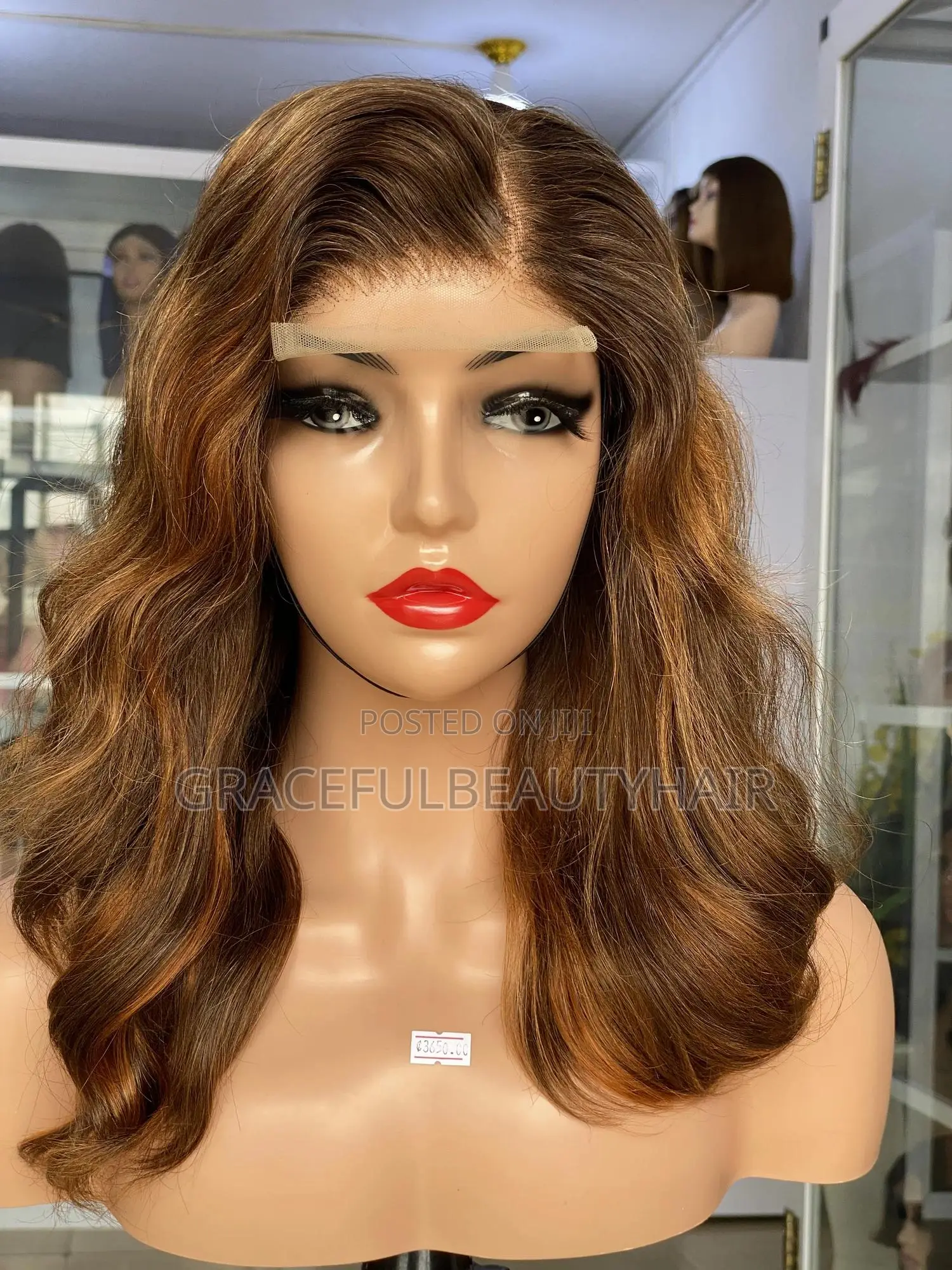 14 Inches Indian Remy Loose Wavy Piano Wig Cap