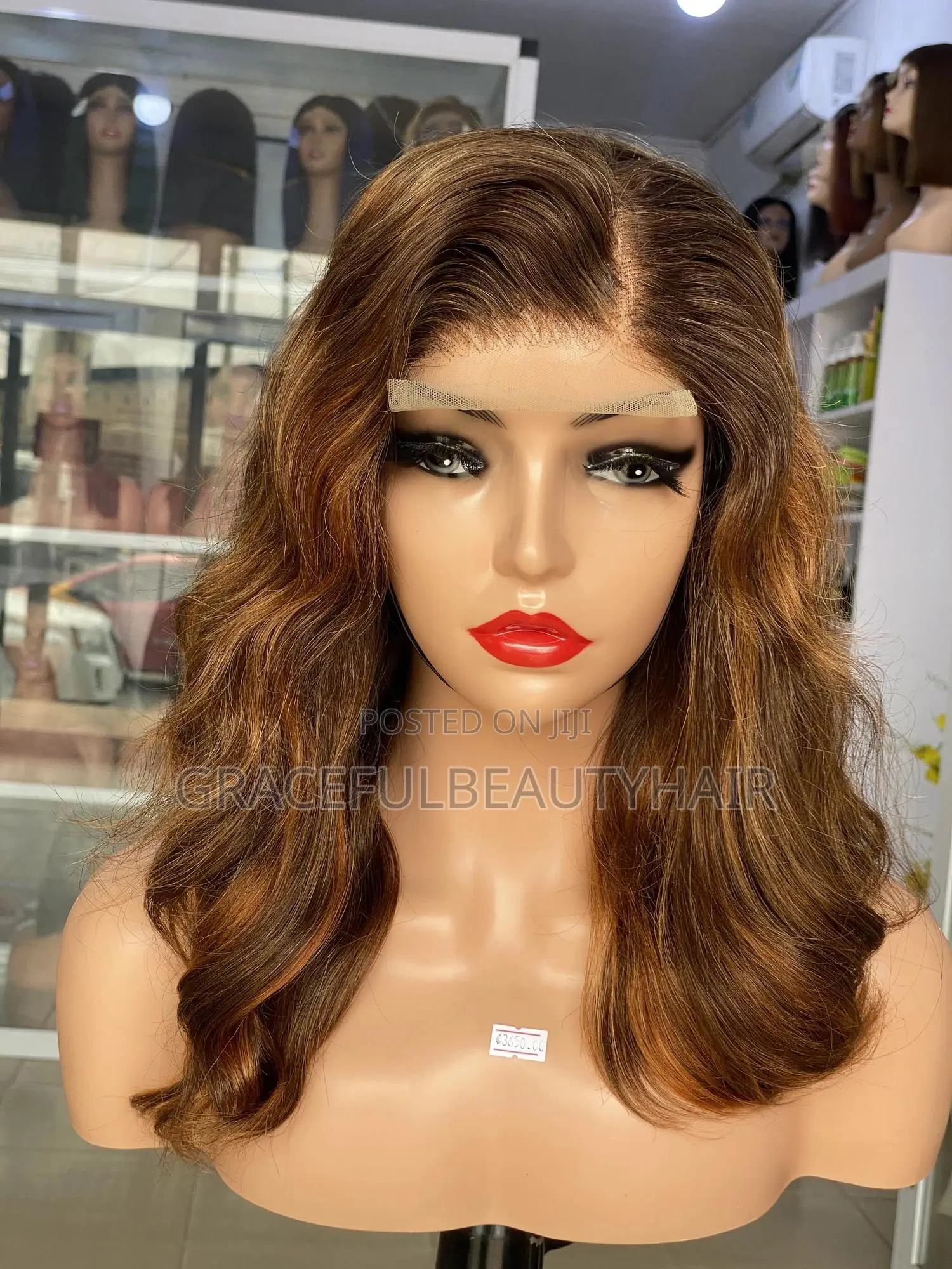 14 Inches Indian Remy Loose Wavy Piano Wig Cap