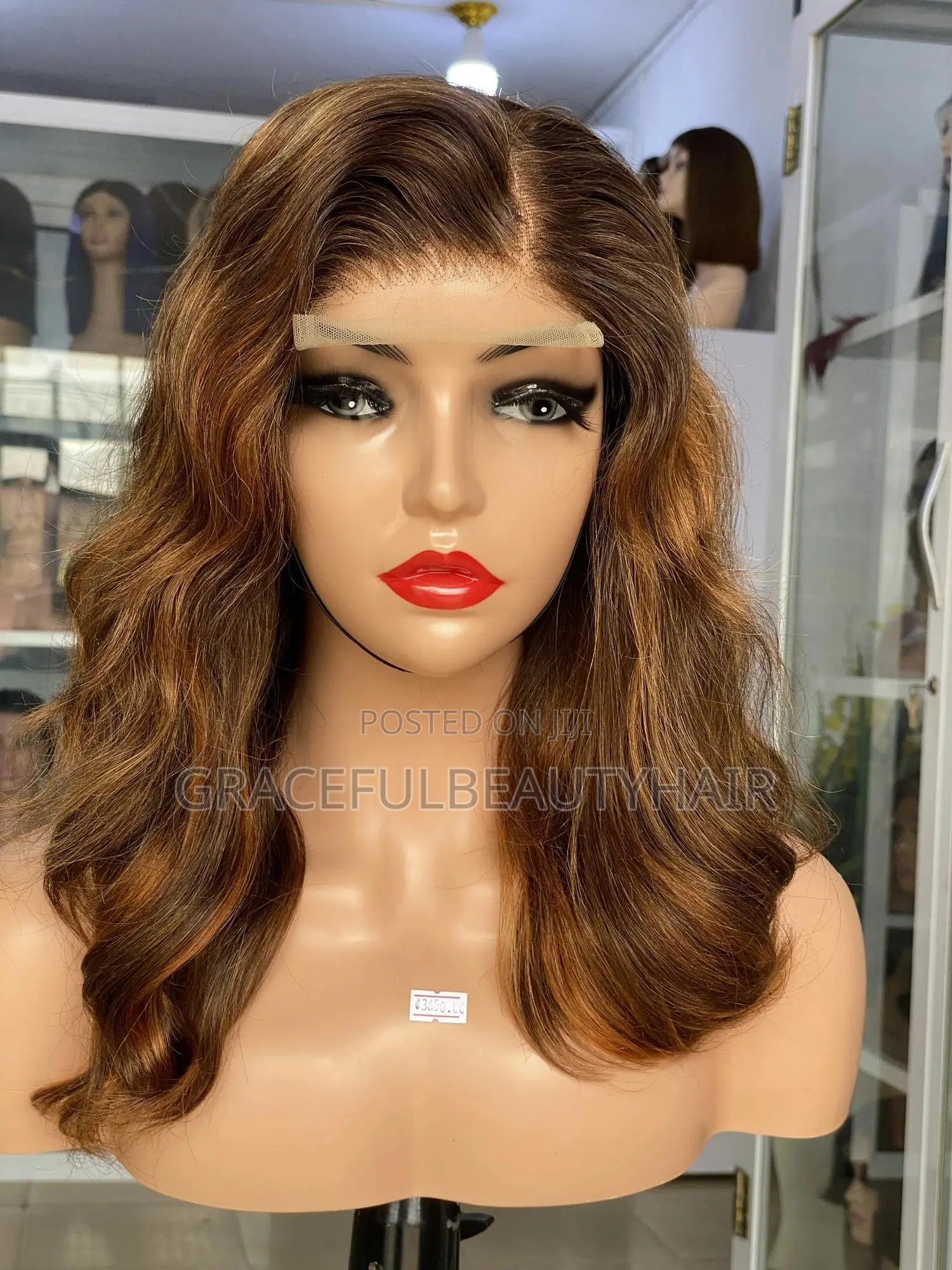 14 Inches Indian Remy Loose Wavy Piano Wig Cap