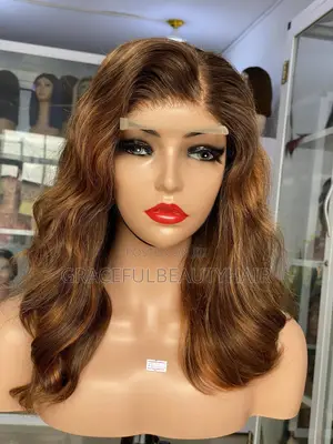 14 Inches Indian Remy Loose Wavy Piano Wig Cap