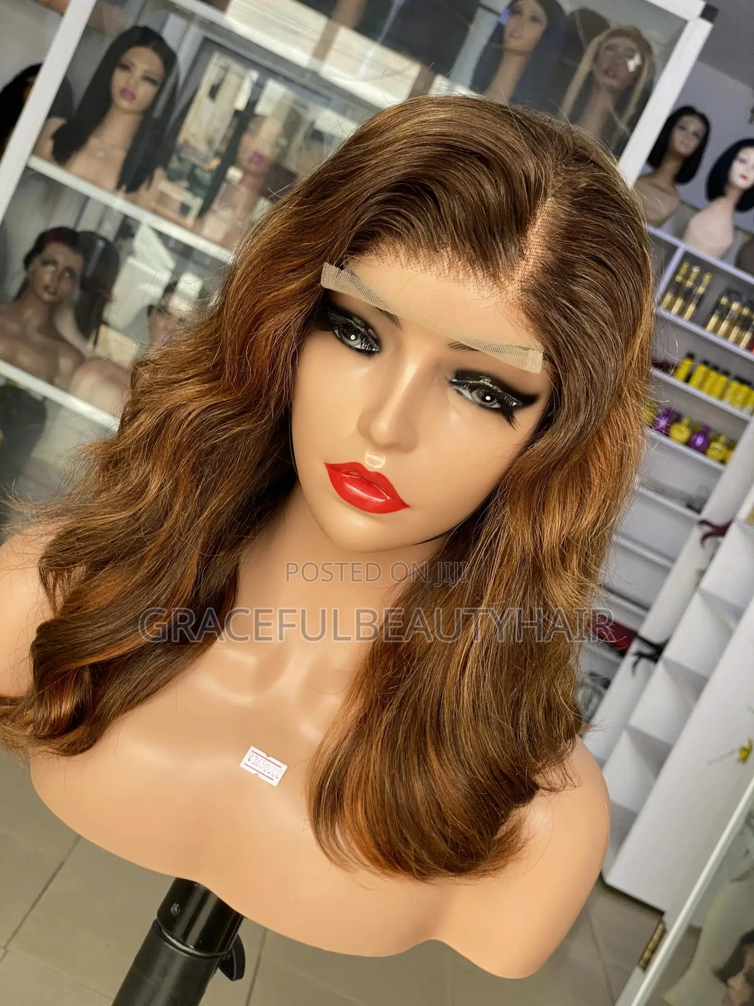 14 Inches Indian Remy Loose Wavy Piano Wig Cap