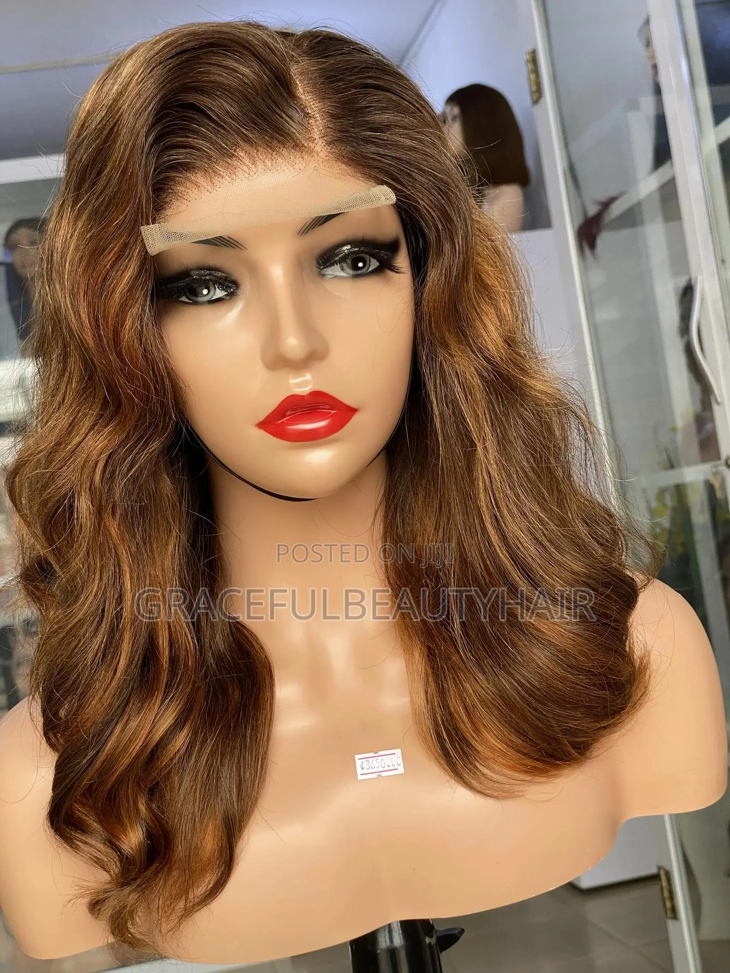 14 Inches Indian Remy Loose Wavy Piano Wig Cap
