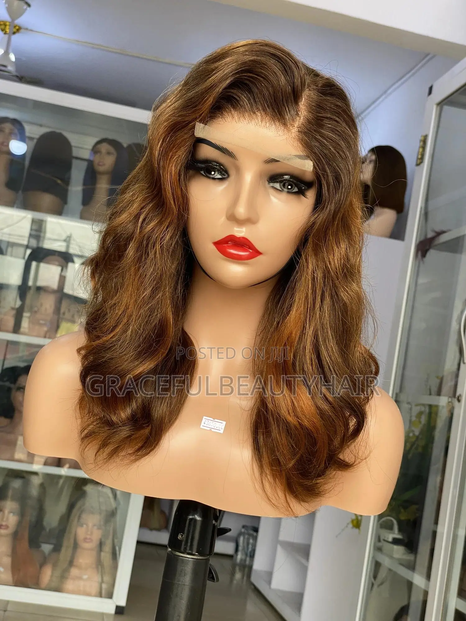 14 Inches Indian Remy Loose Wavy Piano Wig Cap