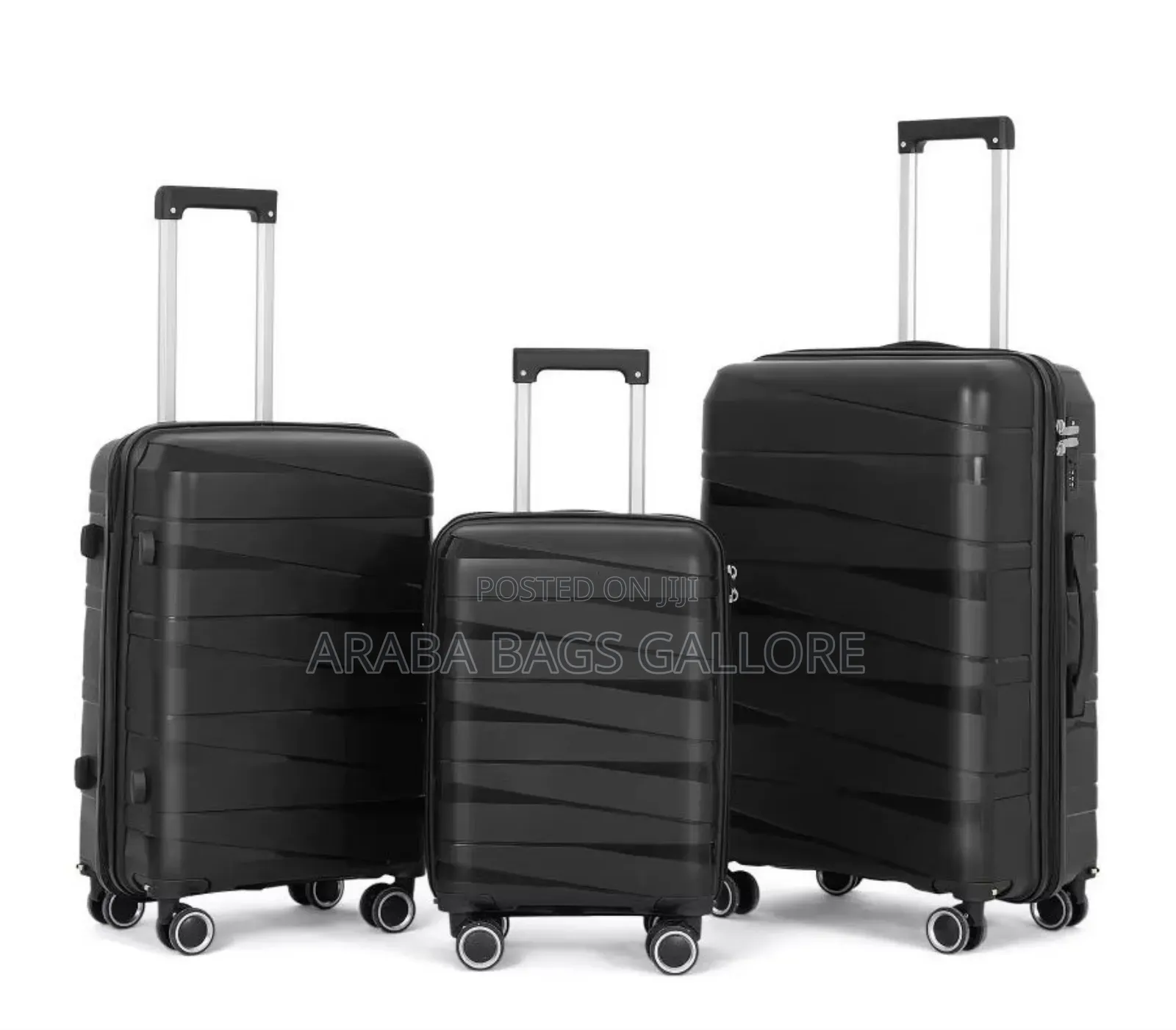 3sets Unbreakable Suitcases Available for Sale