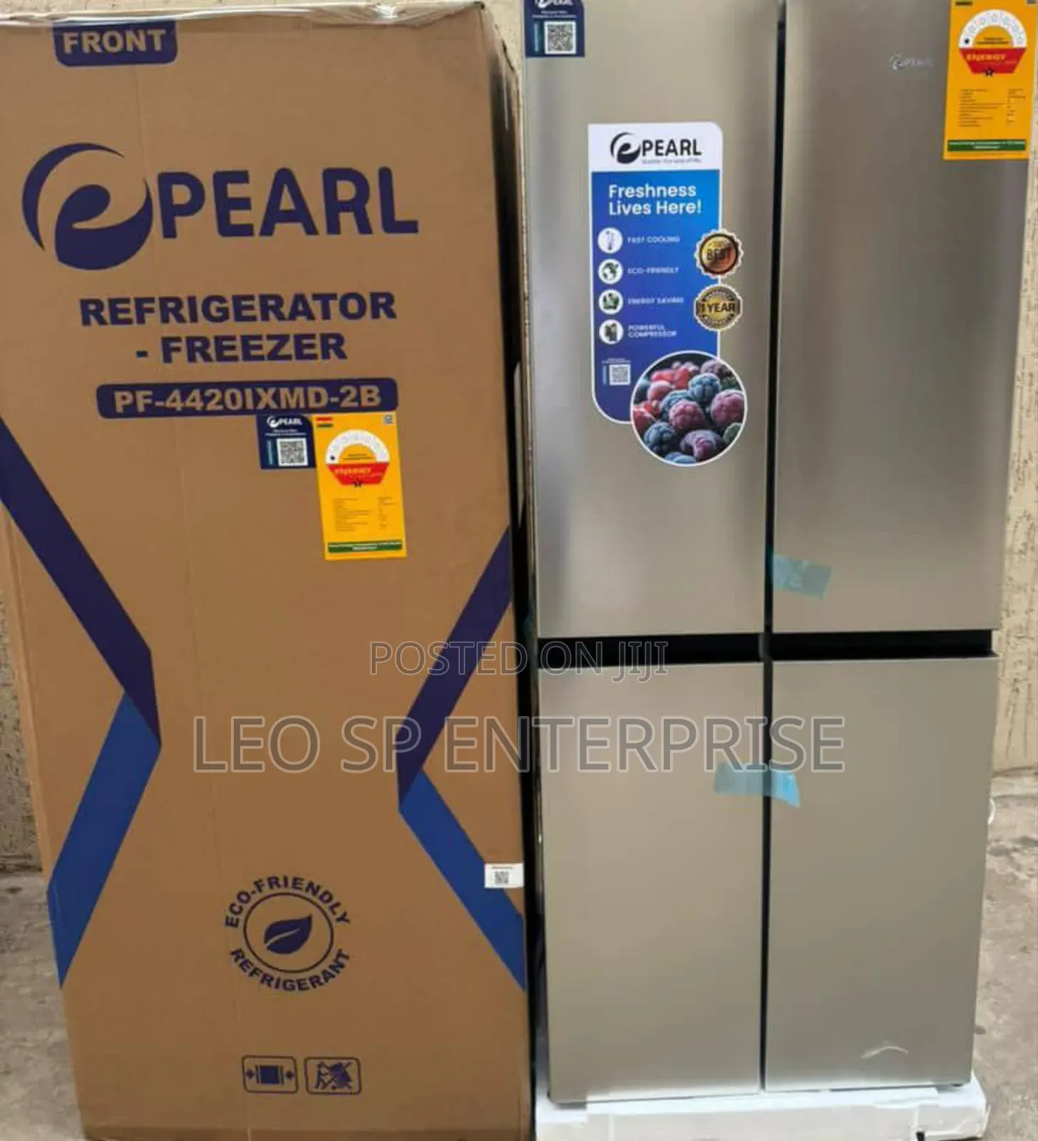 Pearl Frost Free 312l Double Door Fridge