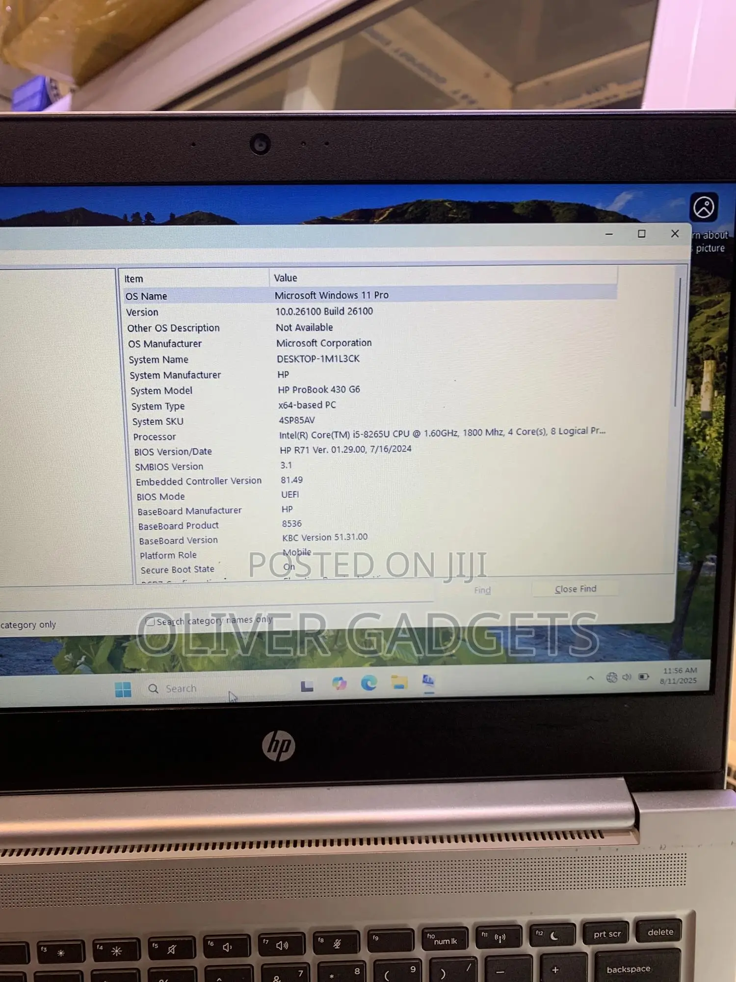 Laptop HP ProBook 430 G6 8GB Intel Core i5 SSD 256GB