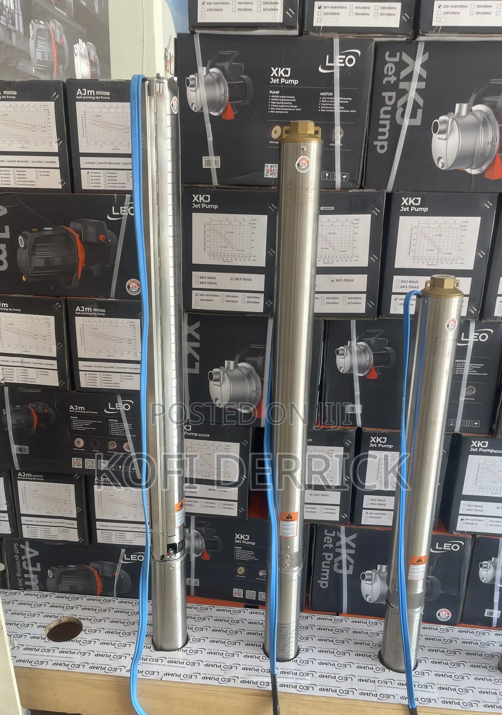 4hp Leo Borehole Pump - 3phase
