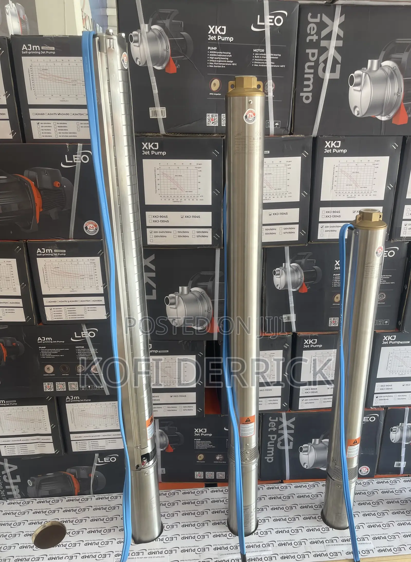 Leo Submersible Pump - 4hp (3phase) - Borehole Pump