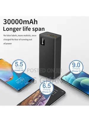 65w 30000mah Bi-Directional Charging Power Bank. Tvx26349