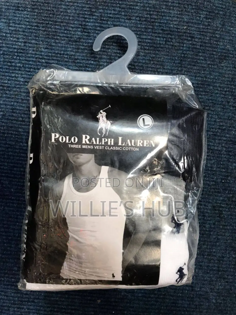 Ash/Black/White Polo Singlet