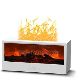 Remote Control Fireplace Diffuser Essential Oil Humidifier