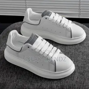 Alexander McQueen Am White Leather