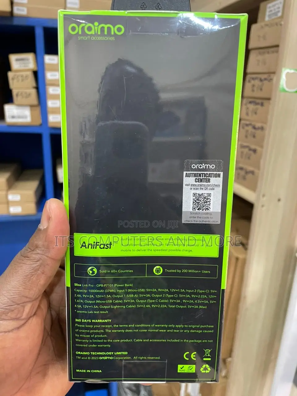 Oraimo10000mah 22.5w Power Bank