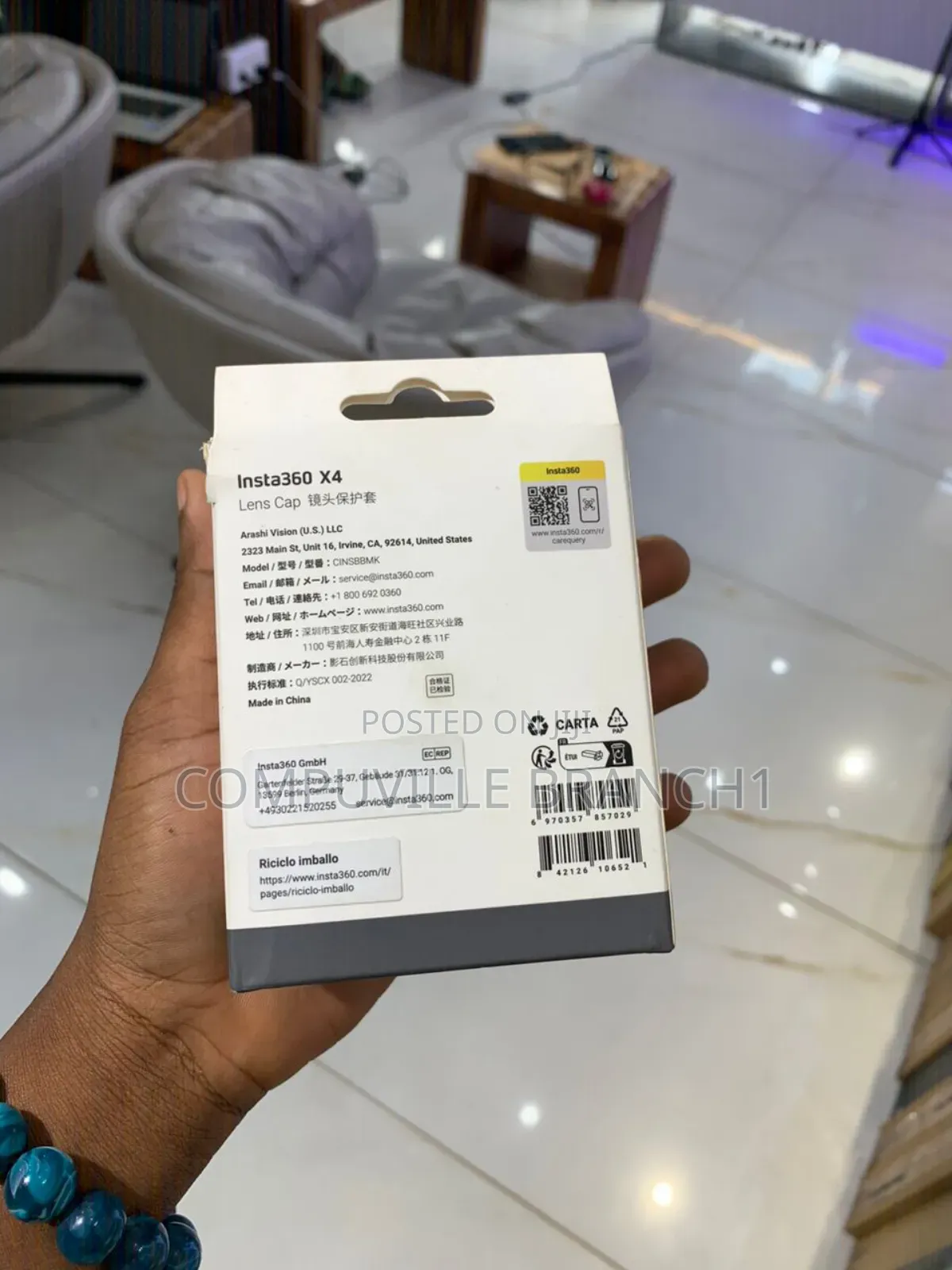 Lens Cap For Insta 360×4