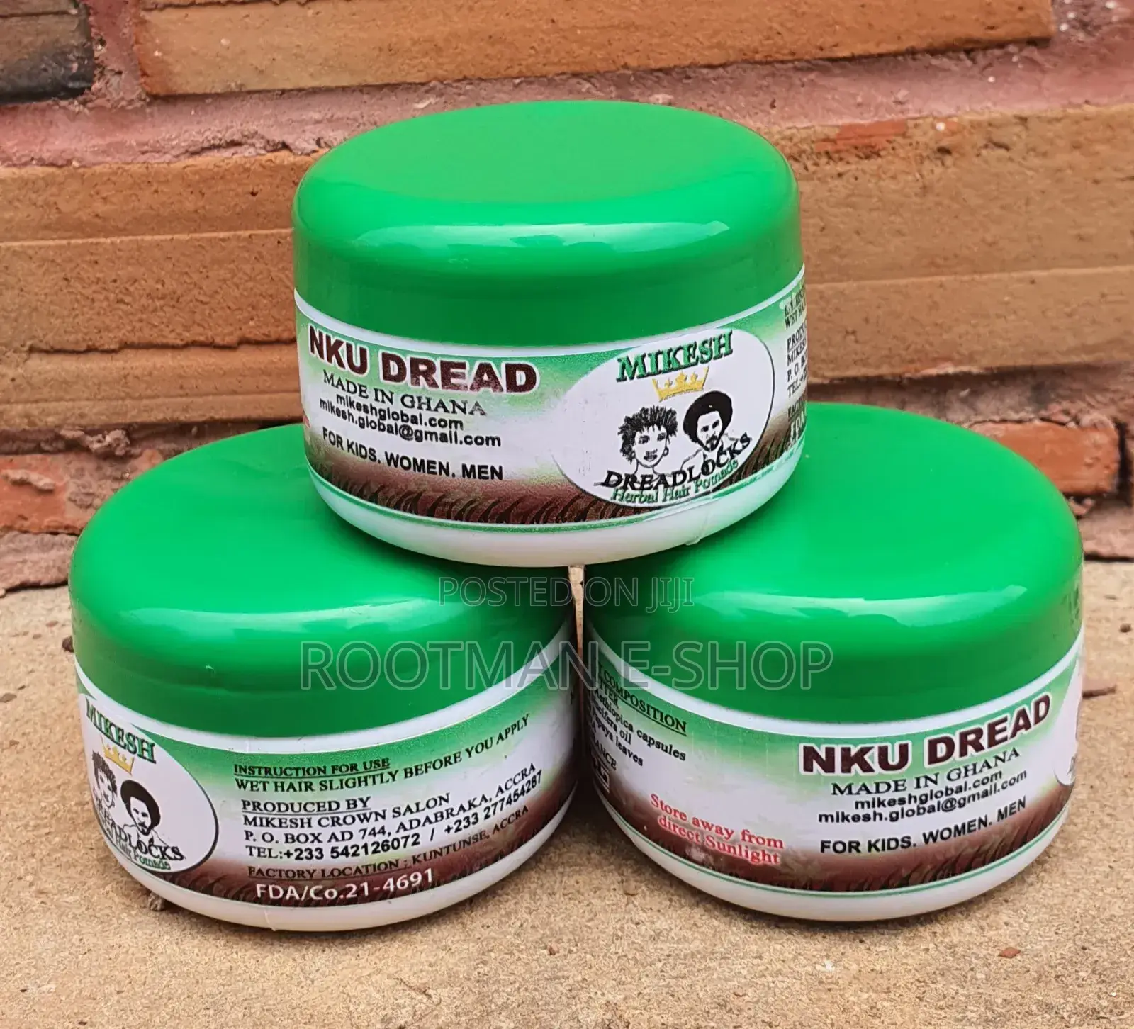 Hair. Food by Mikesh (Unisex) Dread Nku