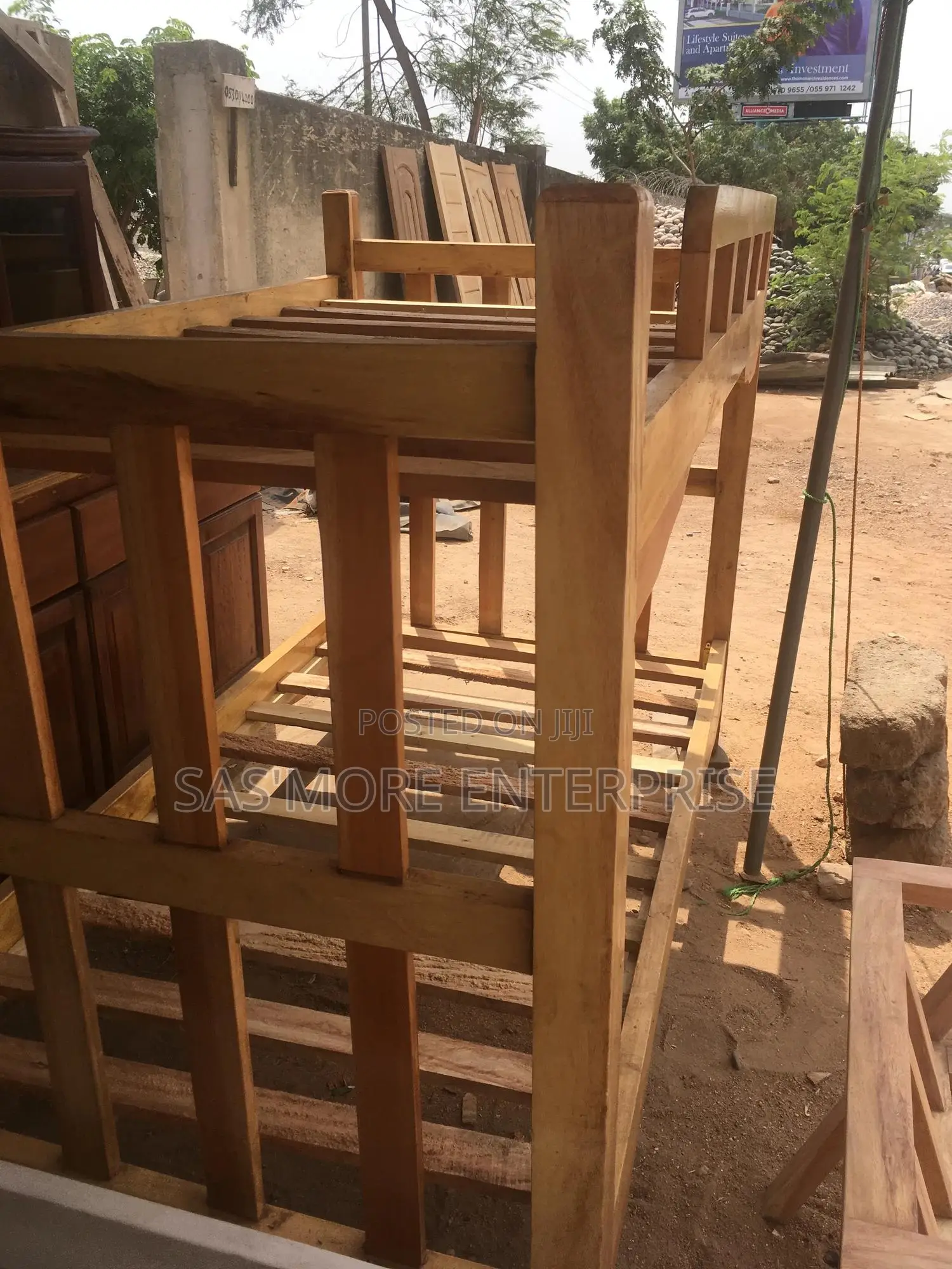 Thick Wood Bunk Bed for Sale