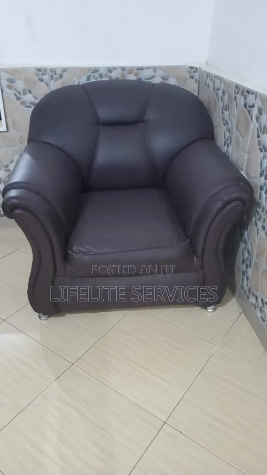 Sofa Set (Foreign Leather)