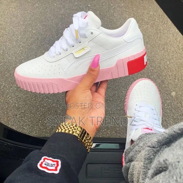 Original Puma Cali Leather Whitepink