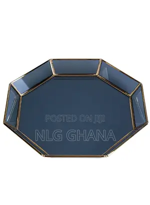 Line Hex Decorative Plate 33cm. Kar1347