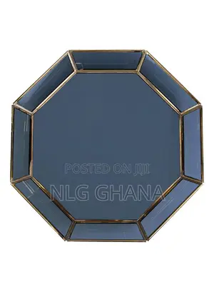 Line Hex Decorative Plate 33cm. Kar1347