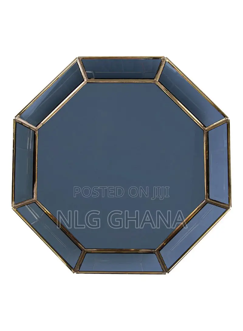 Line Hex Decorative Plate 33cm. Kar1347